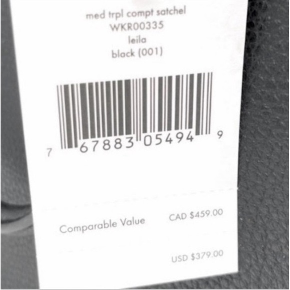 Kate Spade Leila Medium Satchel & Crossbody Black Bag - Picture 10 of 13